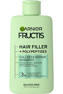 Hair Filler + Polypeptides Fullness Repair Shampoo Pack Shot